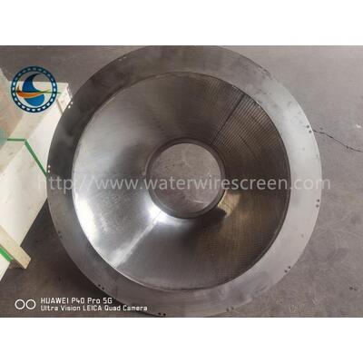 Ss304 0.25mm Slot Wedge Wire Screen Filter With Flange